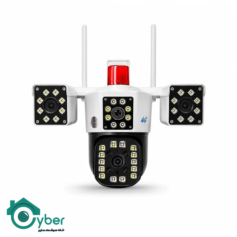 تصویر محصول دوربین سیمکارتی سه لنز چرخشی مدل HAC-SPD-W3540O