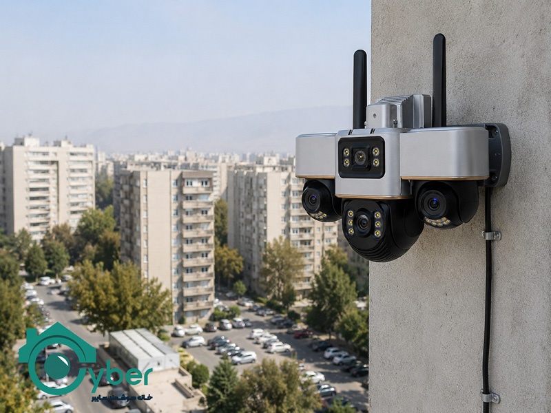 تصویر محصول دوربین سیمکارتی سه لنز مدل HAC-PTZ-S3851V