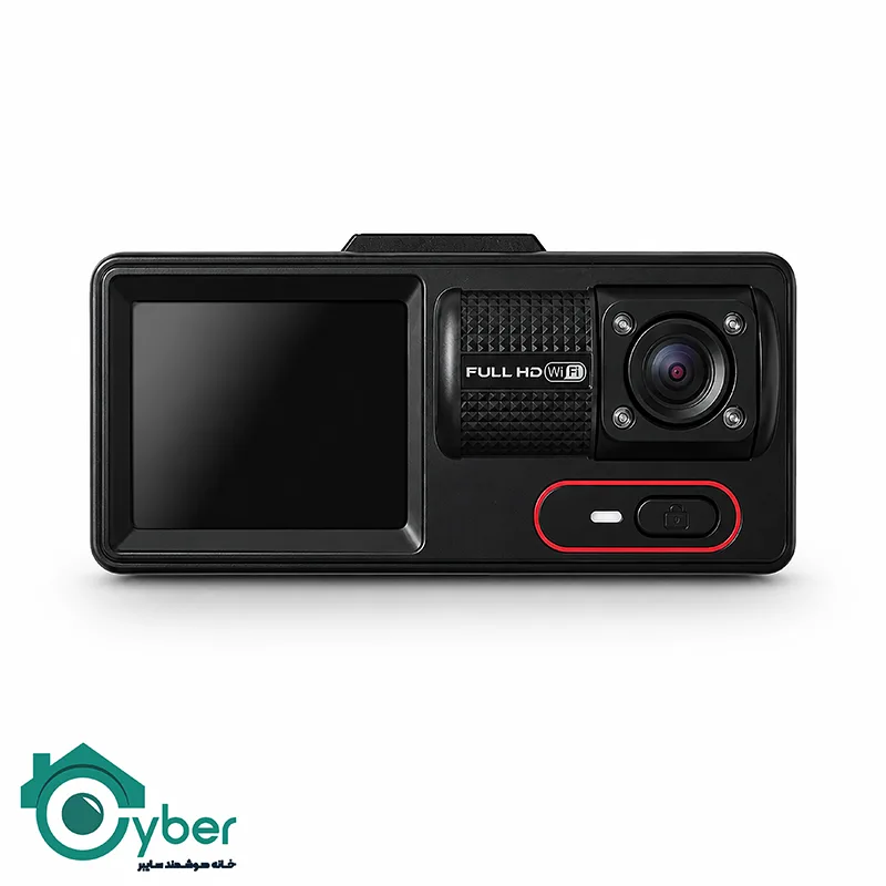 تصویر محصول دوربین ثبت وقایع خودرو سه لنزه وای‌فای مدل VRC-3556WM با نمایشگر 3 اینچ IPS